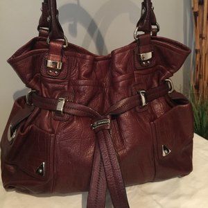 B Makowsky  Soft Crock Leather Bag